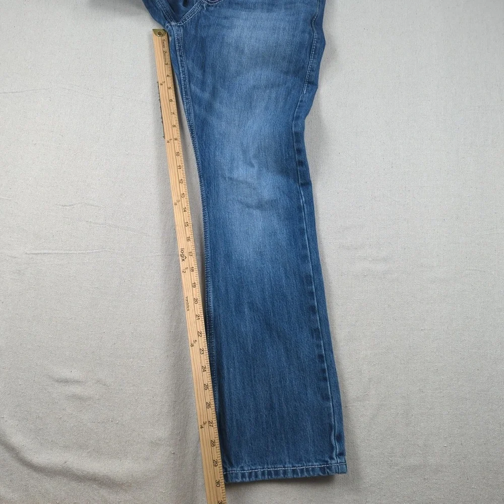 Wrangler Jeans Mens 28x30 Blue 20X Vintage Boot Cut Western Cowboy Rodeo